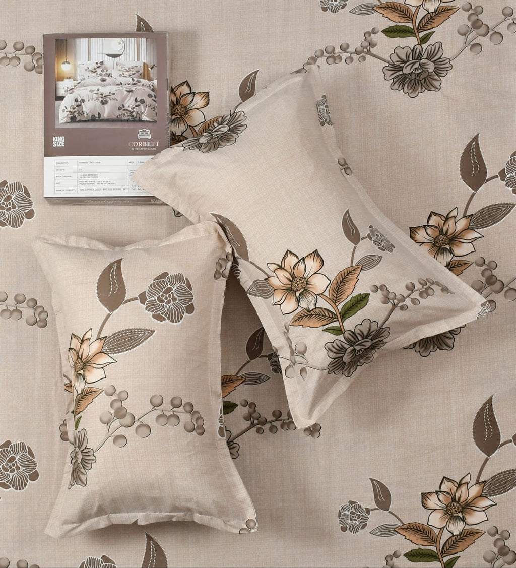 3 PCS KING SIZE BEDSHEET SET