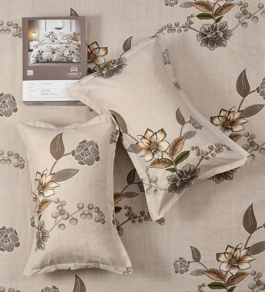 3 PCS KING SIZE BEDSHEET SET