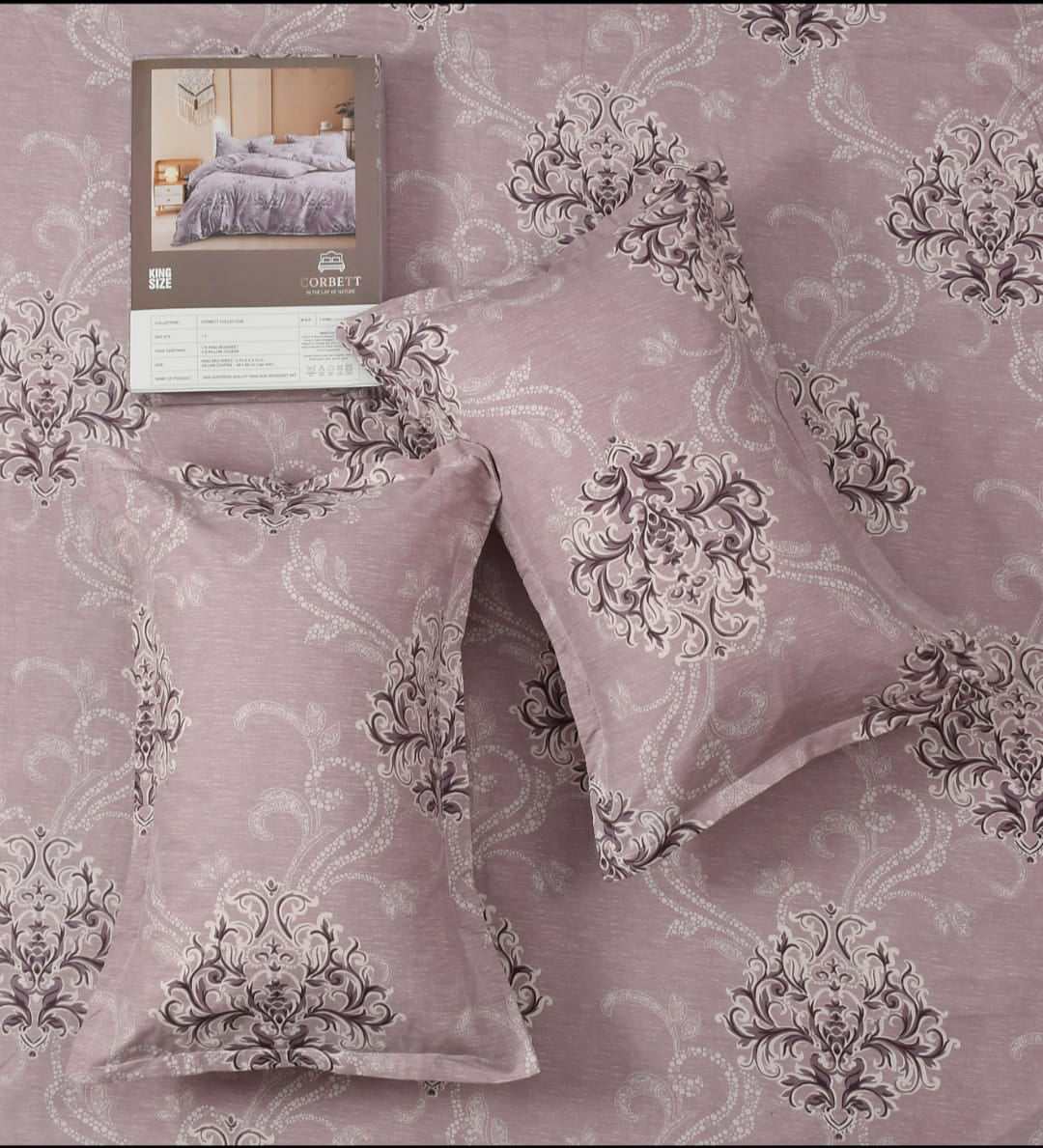3 PCS KING SIZE BEDSHEET SET