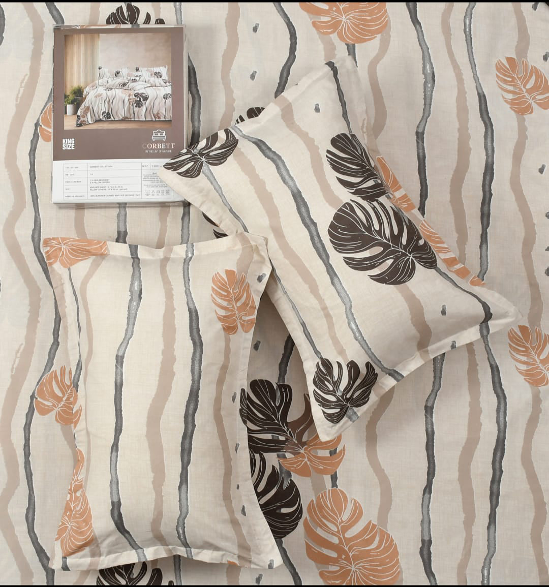 3 PCS KING SIZE BEDSHEET SET