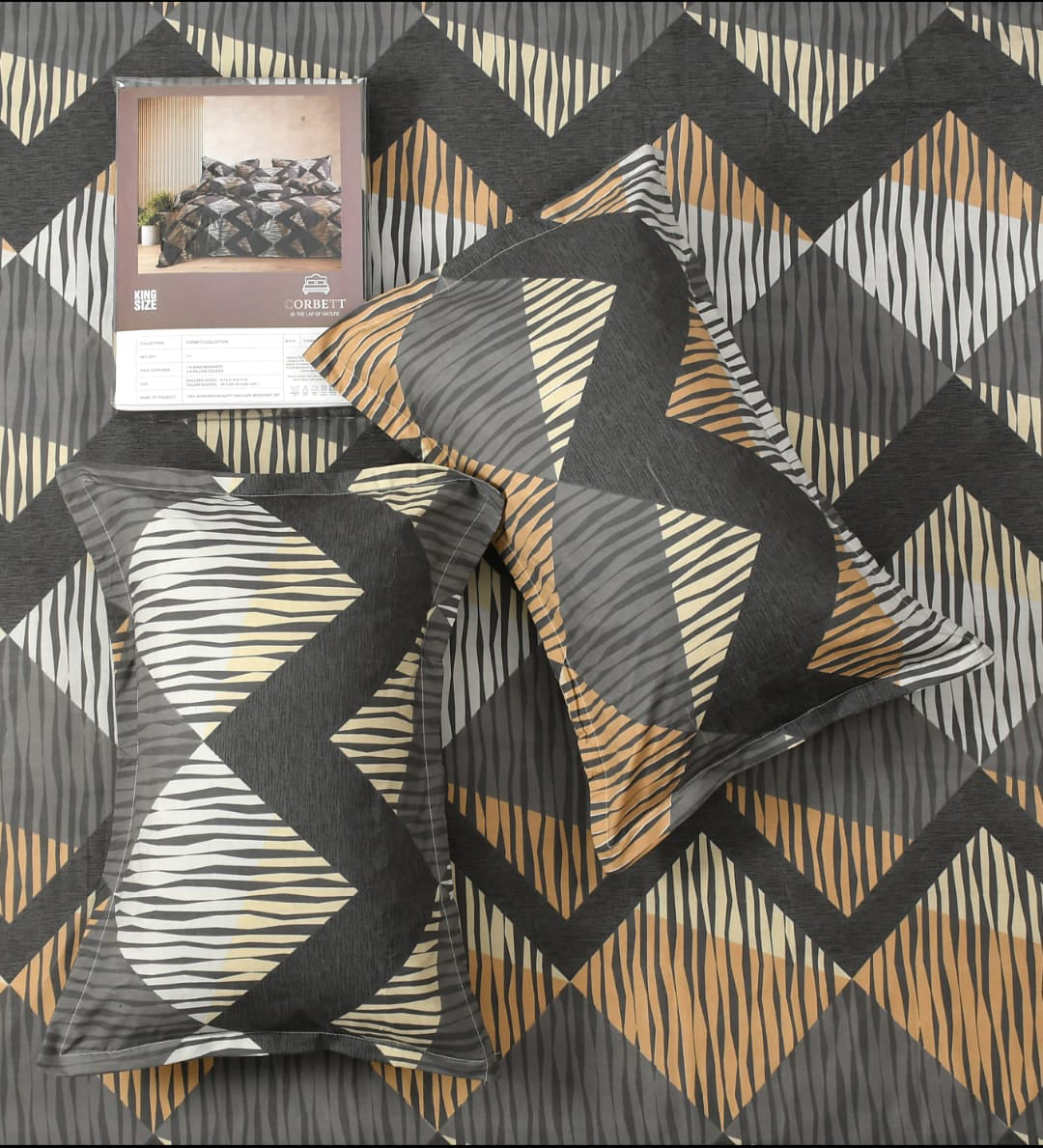 3 PCS KING SIZE BEDSHEET SET
