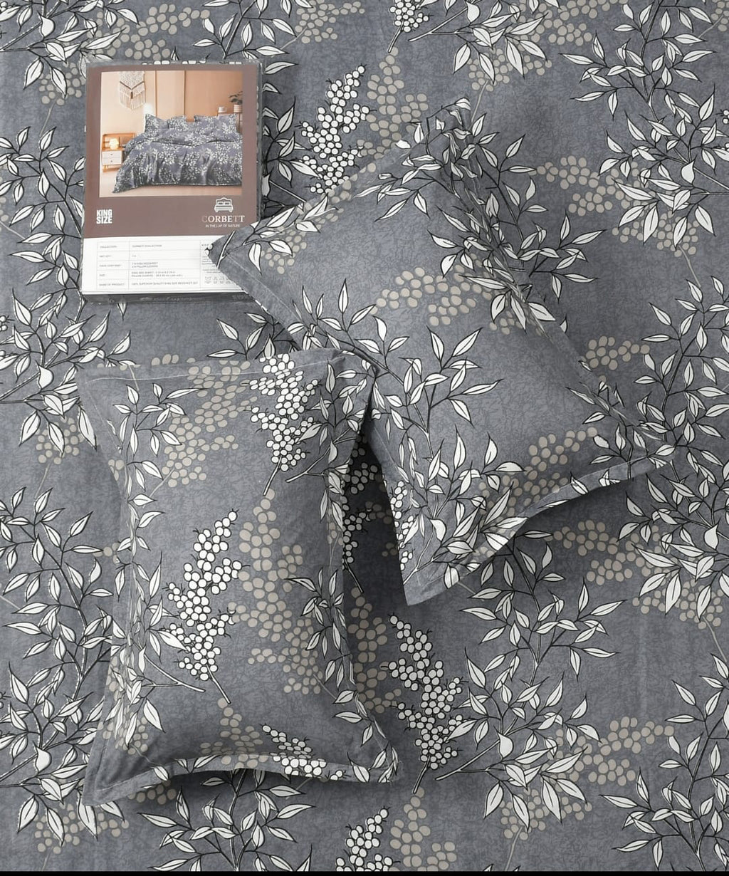 3 PCS KING SIZE BEDSHEET SET