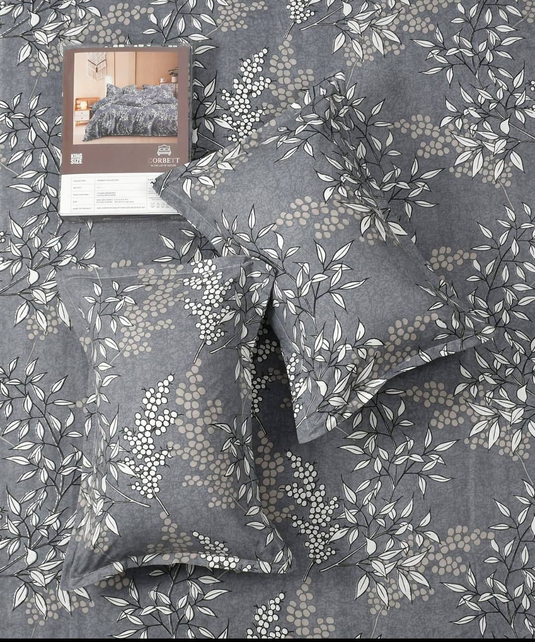 3 PCS KING SIZE BEDSHEET SET