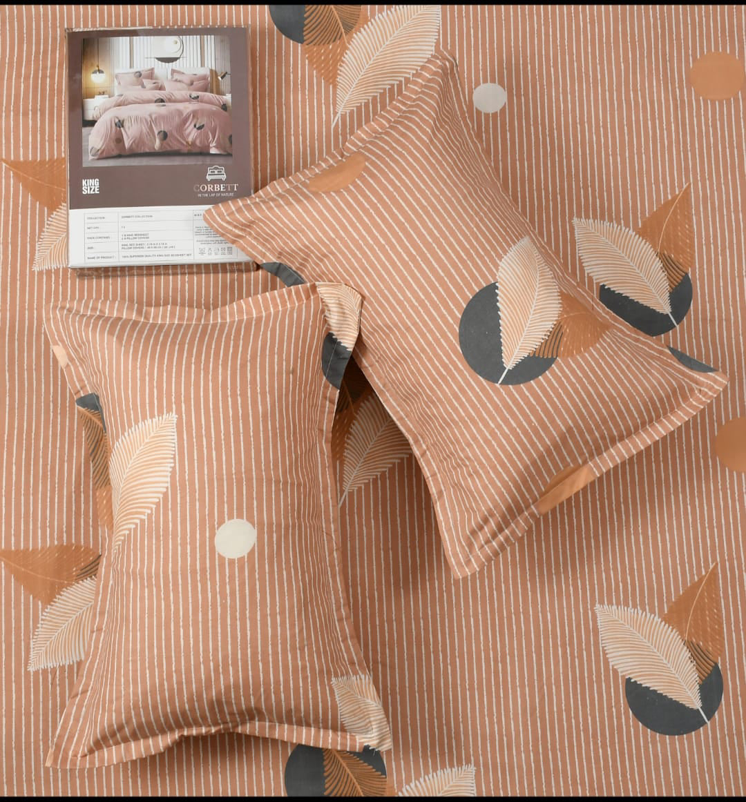 3 PCS KING SIZE BEDSHEET SET