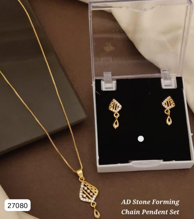 PENDANT SET WID CHAIN 27080