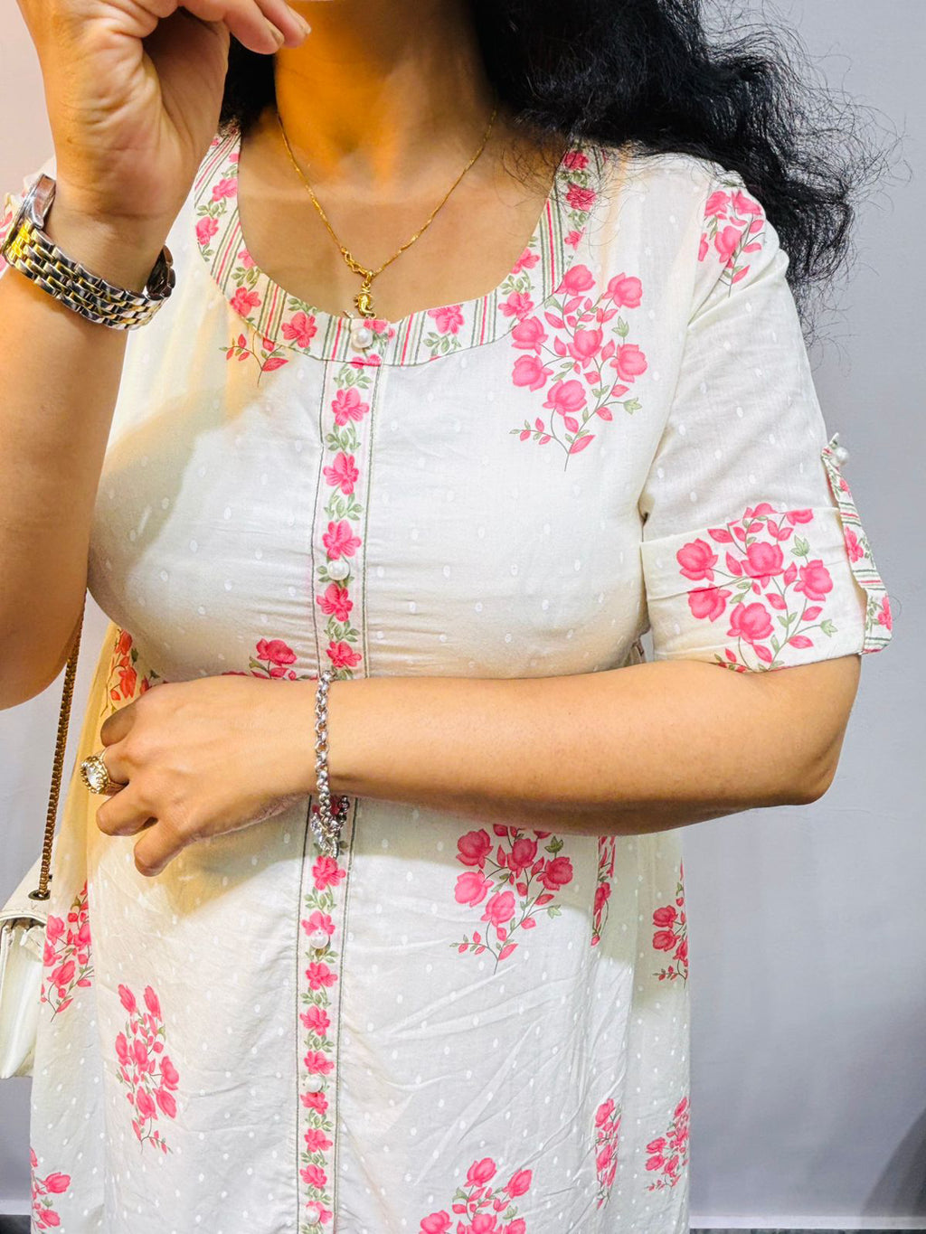 Premium cotton Dress with Detachable Inner
