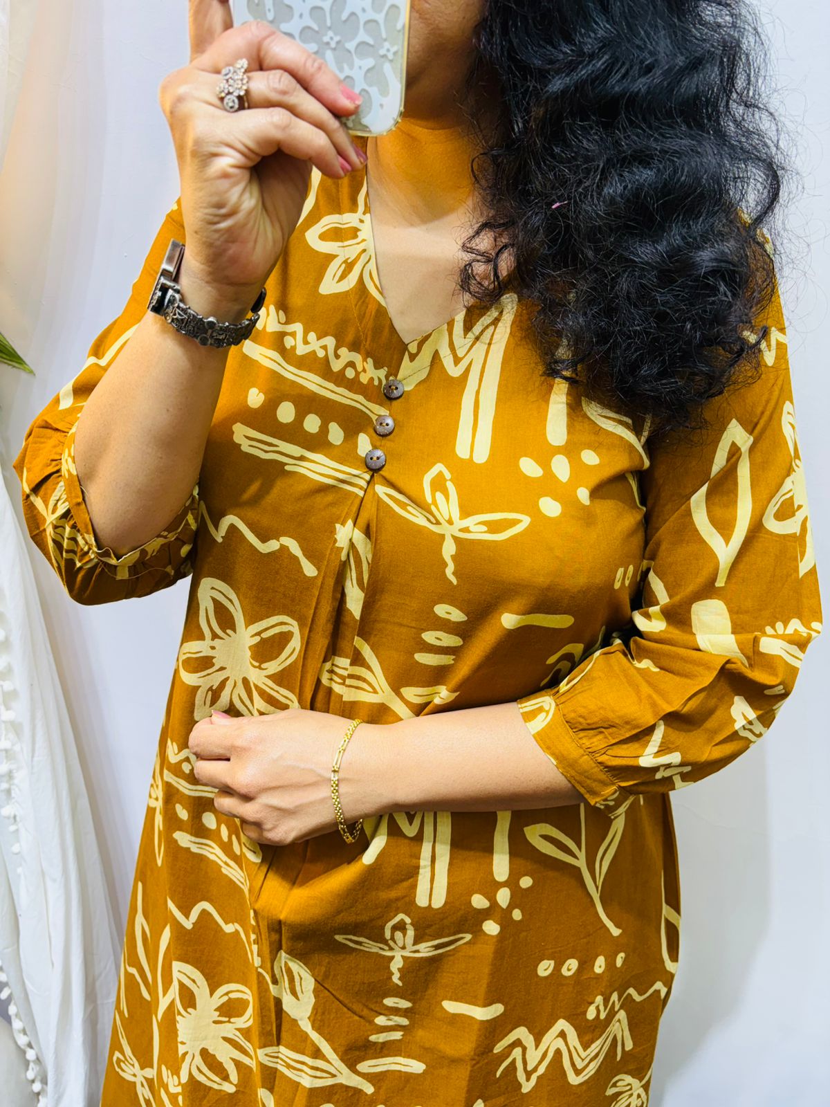 Premium cotton A line kurta with Plazzo Cordset