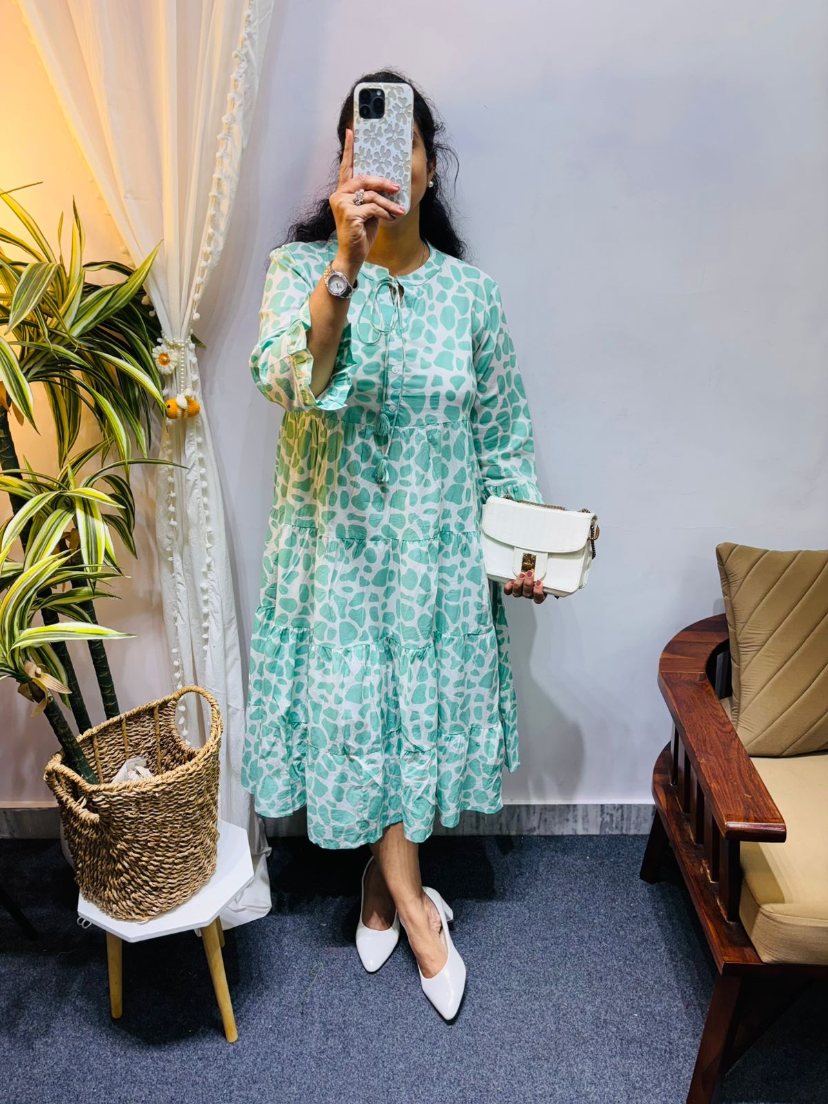 Premium Cotton Tire Dress