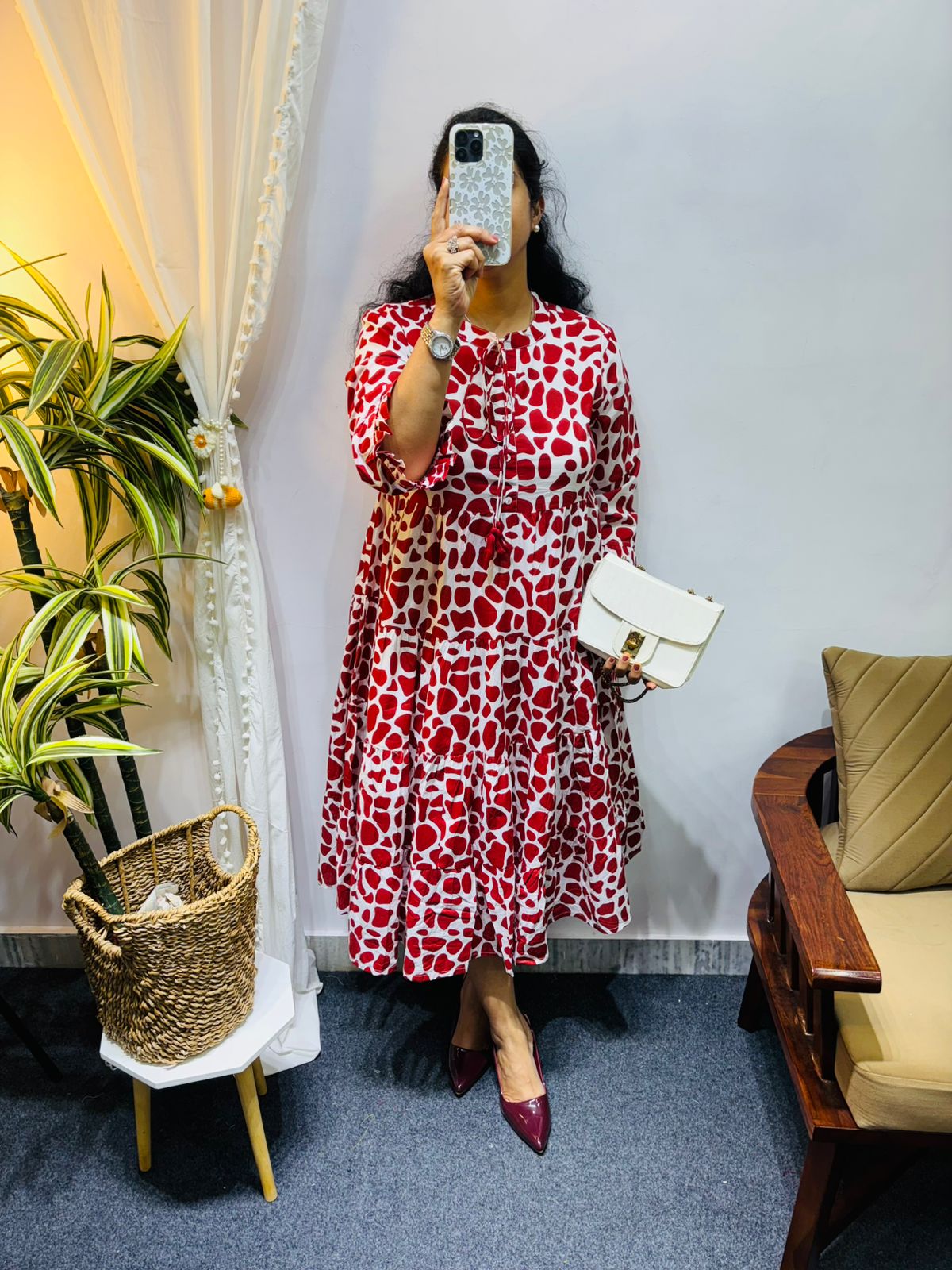 Premium Cotton Tire Dress