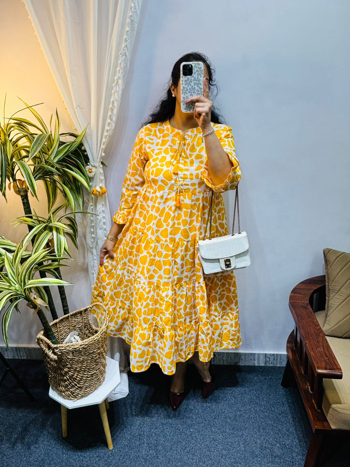 Premium Cotton Tire Dress